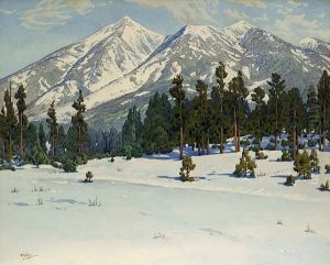 San Francisco Peaks, Arizona by Gunnar Mauritz Widforss