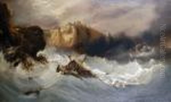 Shipwreck Off Tintagel - view 1