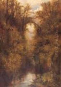 Lydford Gorge by William Widgery