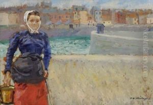 Jeune Fille A La Coiffe by David O. Widhopff