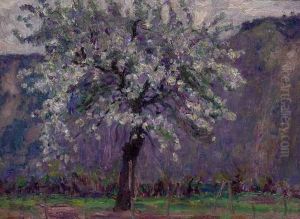 Spring Landscape by David O. Widhopff