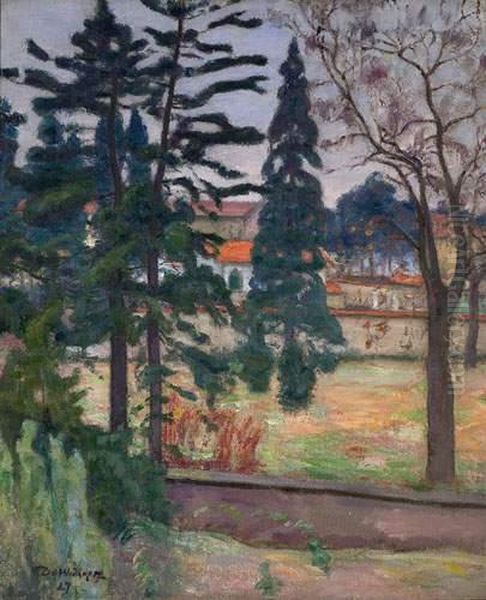 Landscape With Fir Trees - view 1