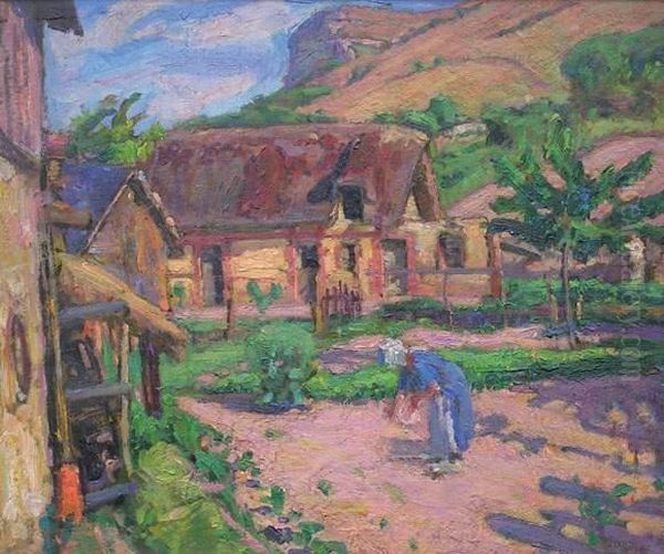 Femme A La Ferme by David O. Widhopff