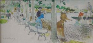 Au Bois De Boulogne by David O. Widhopff