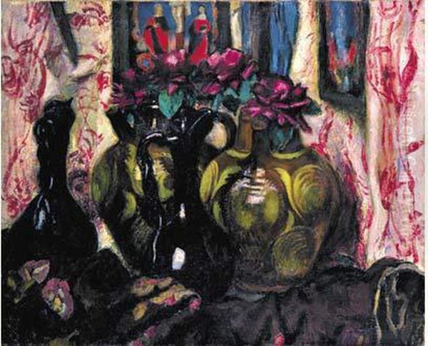 Still Life With Purple Roses - view 1