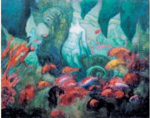 Amaeone Et Hippocampe by David O. Widhopff