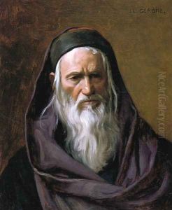Portrait of a Shephardi by Jean-Leon Gerome
