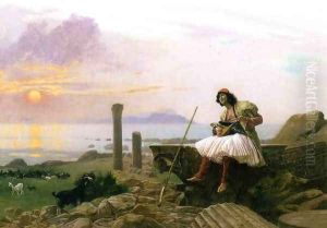 Guitar Player by Jean-Leon Gerome