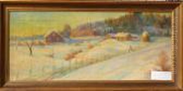 Vinterlandskap. - view 1