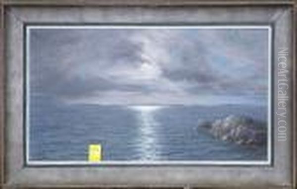 Kustlandskap, Signerad L. Wiedh - view 1