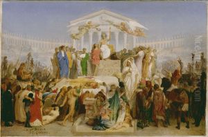 The Age of Augustus, the Birth of Christ by Jean-Leon Gerome