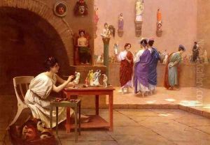 Sculpture Vitam Insufflat Pittura (or Atelier de Tanagra (Tanagra Workshop))