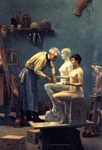 The Artist's Model by Jean-Leon Gerome