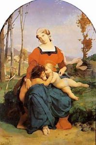 The Virgin, the Infant Jesus and St John by Jean-Leon Gerome
