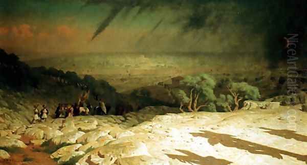 Consummatum est Jerusalem (Jerusalem: It is finished) (or Golgotha) - view 1