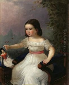 Portret Dziewczynki Z Lalka