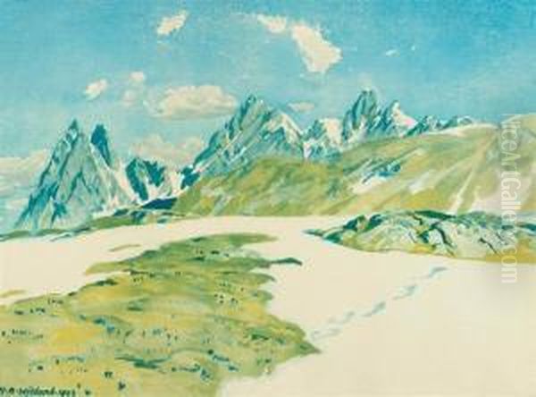 Winterliche Gebirglandschaft - view 1
