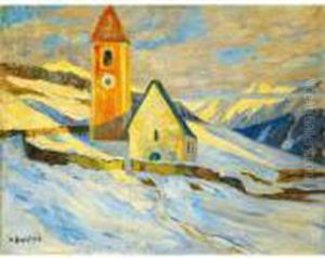 Die Kirche Von Lavin by Hans Beat Wieland