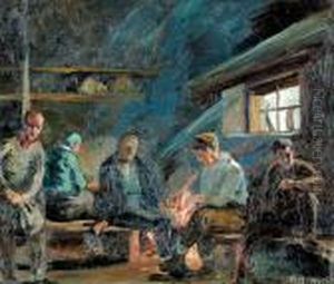 "in Der Griaschoulshutte". by Hans Beat Wieland