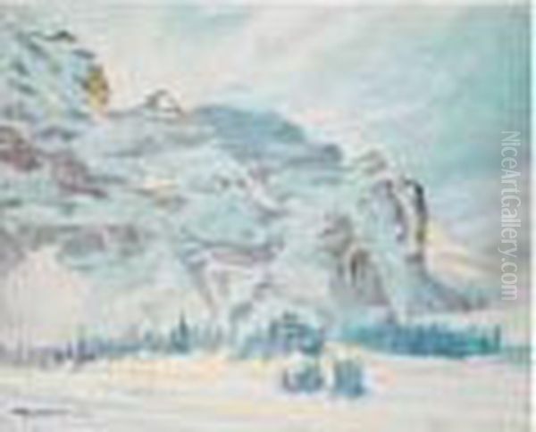 Wintermorgen Am Schwarzmonch - view 1
