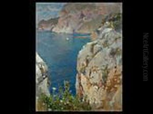Blick Uber Die Steilkuste Auf Das Meer by Manuel Wielandt
