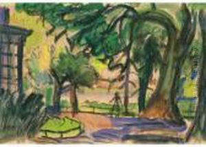 Solitude-park, Basel by Walter Kurt Wiemken