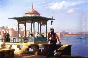 The Harem in a Kiosk by Jean-Leon Gerome
