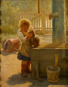 Fetching Water by Franz Wiesenthal
