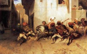 The Janissaries Patrol Smyrna by Jean-Leon Gerome
