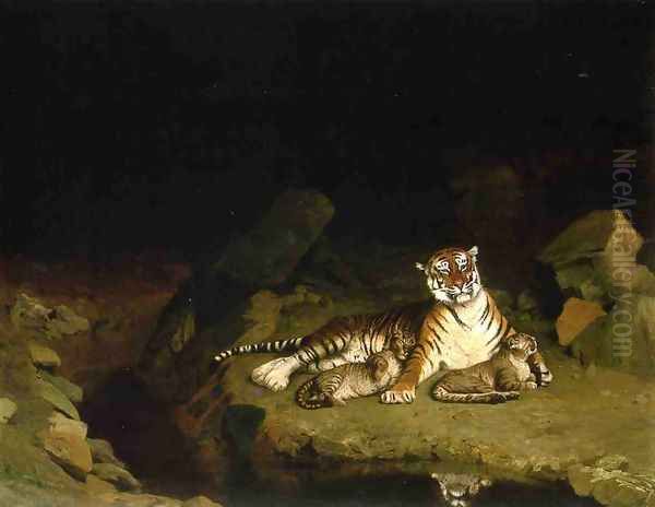Tiger on the Lookout 2 - view 1