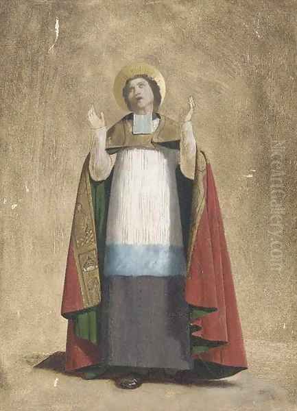 Bishop Belzunce of Marseille making a vow to the sacred heart during the plague of 1720-21 - view 1
