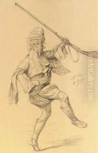 Dancing Bashi-Bazouk by Jean-Leon Gerome