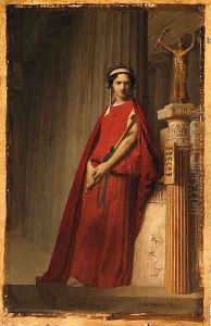 Portrait of Rachel Flix by Jean-Leon Gerome