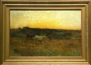 Grazing At Sunset