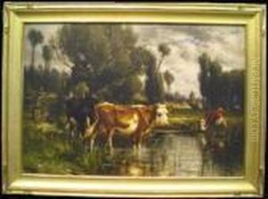 Cattle In Normandy by John Carleton Wiggins