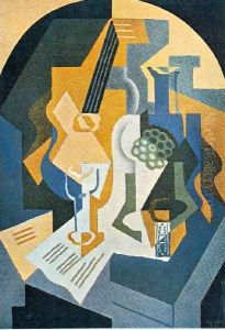 Still Life With Fruit Dish And Mandolin