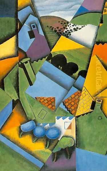 Landscape With Houses At Ceret - view 1