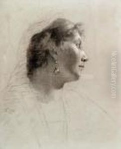 Profile Of A Woman by Maria Wiik