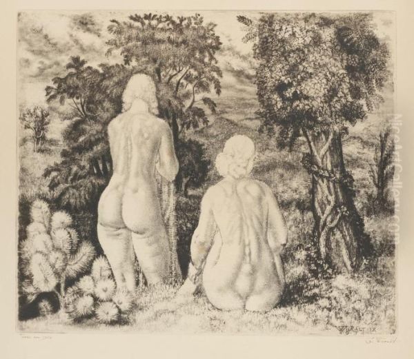 Nudes In Landscape - view 1