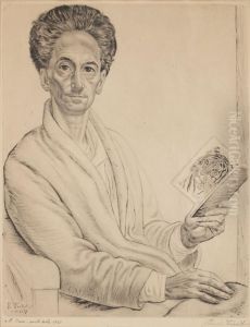 Kunstnik M Baer by Eduard Wiiralt