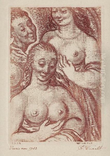Three Female Figures - view 1
