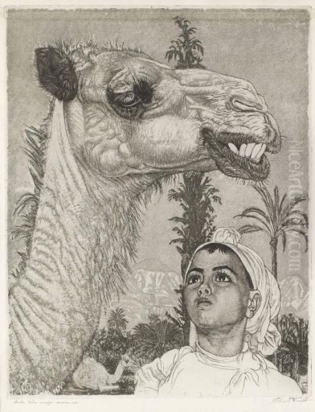 Berber Girl With Camel (berberi Tudruk Kaameliga) - view 1