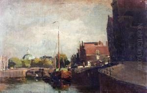 A Corner Of Amsterdam by Jan Hillebrand Wijsmuller