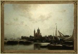 Amsterdam Harbor by Jan Hillebrand Wijsmuller