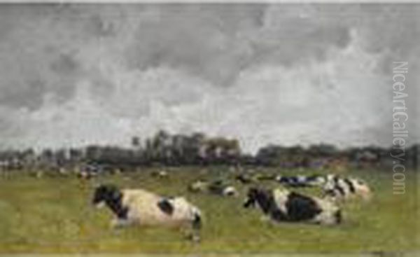 Cows At Pasture - view 1