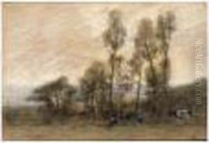 Feeding The Cows by Jan Hillebrand Wijsmuller