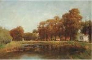 Houses Along A River
