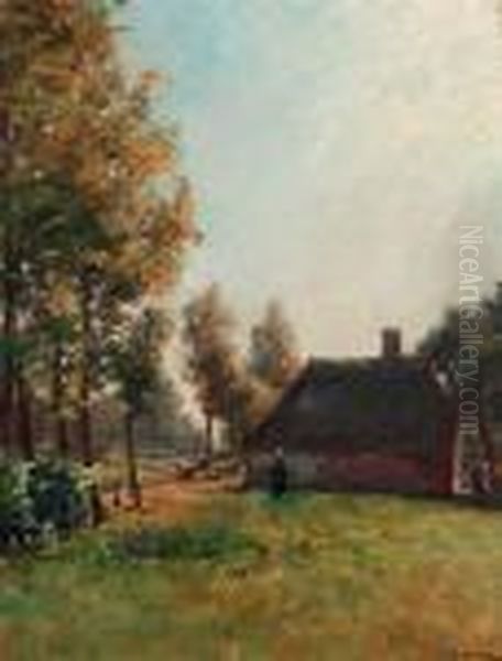 A Farmyard In Summer - view 1