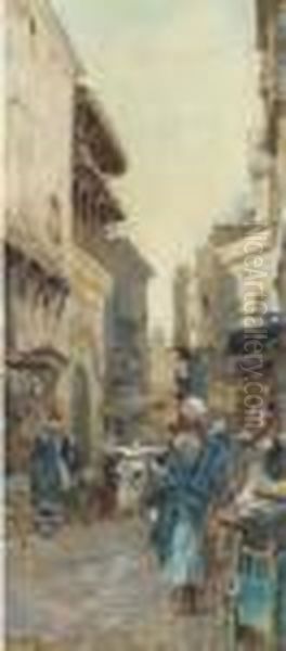 A Street Market, Cairo - view 1