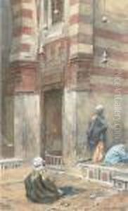 Prayers At The Mosque by Charles Wilda